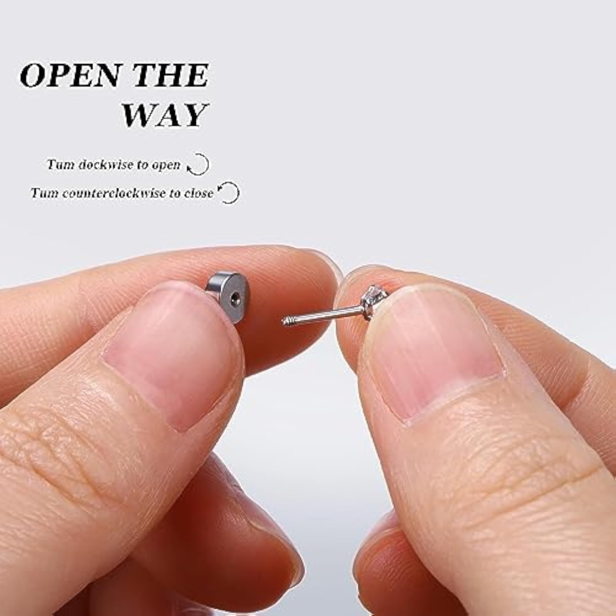 12 Pair 18K Silver Plated MultiColor CZ Crystal Stud Earrings Set